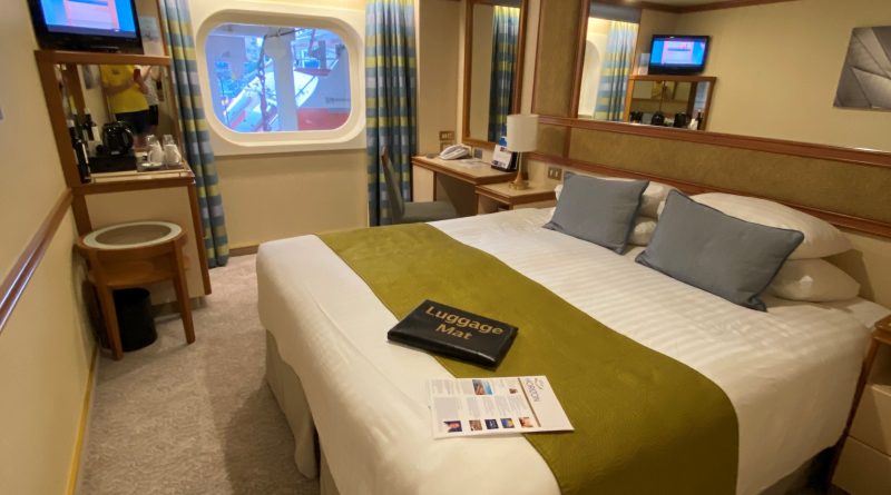 P&O Azura Oceanview stateroom (fully obstructed) E620